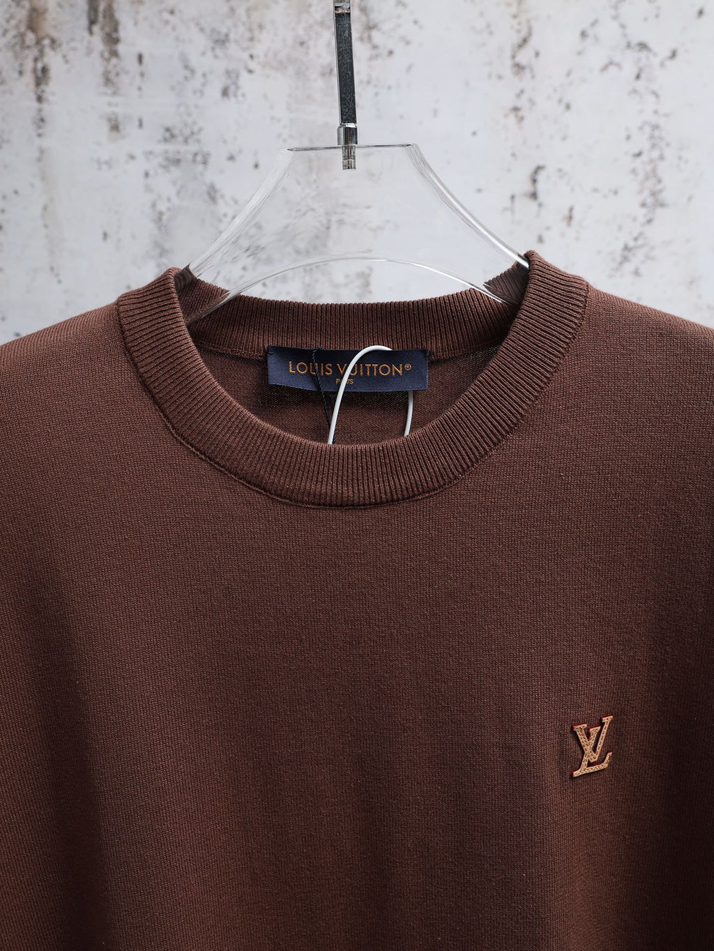 LV Cotton Knit Crewneck T-Shirt