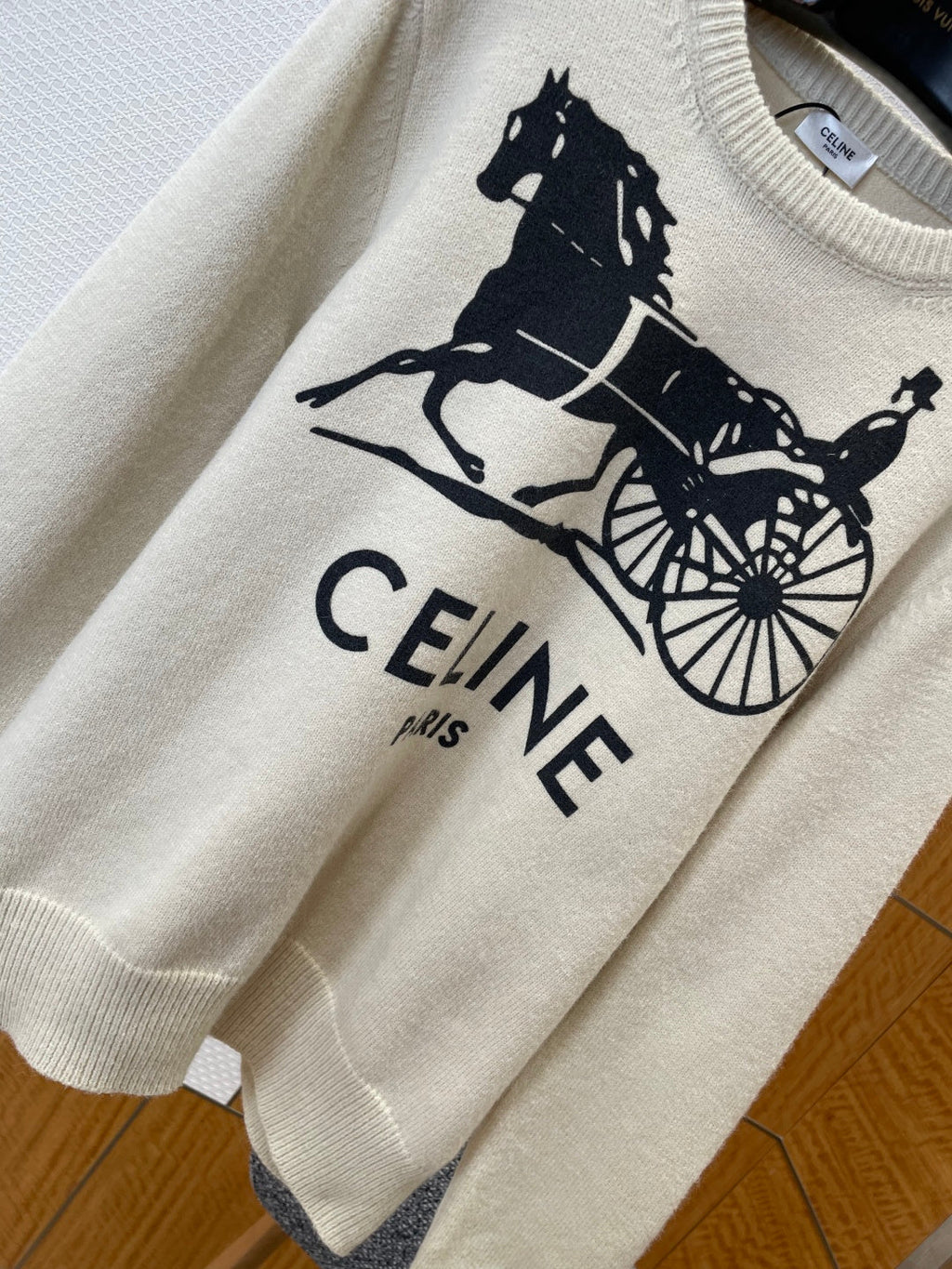 Celine Jacquard Knit Sweater