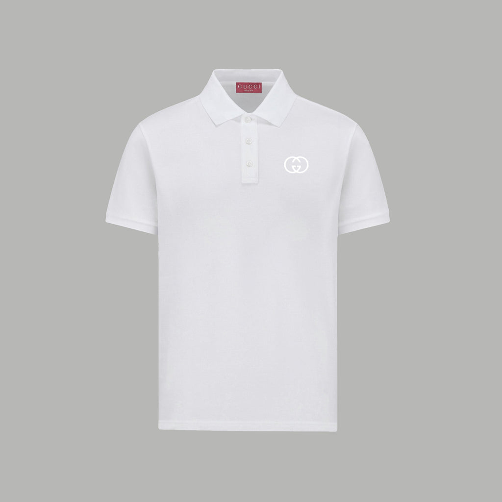 Gucci foam letter lapel  Polo shirt