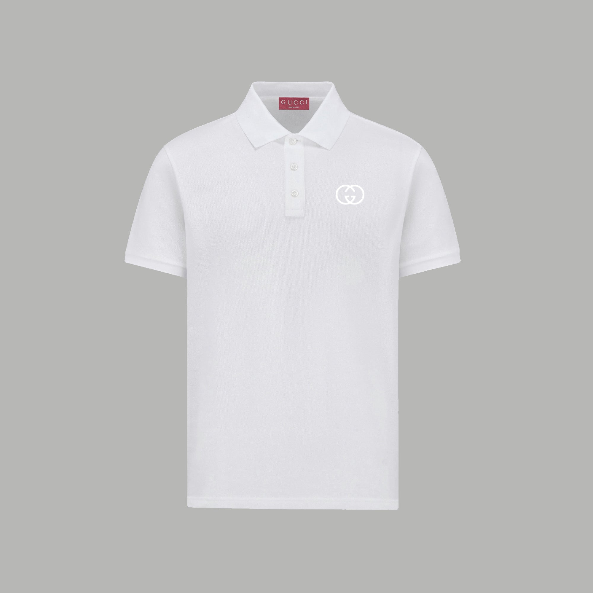 Gucci foam letter lapel  Polo shirt