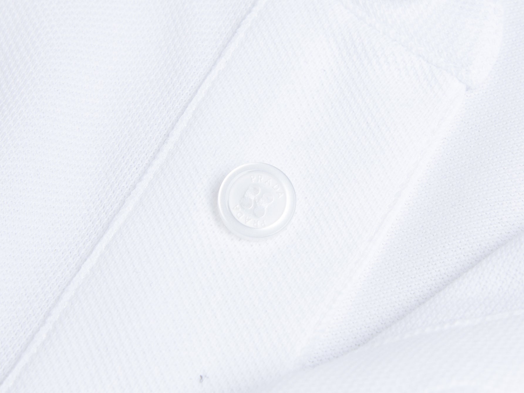 Prada Embroidered Collar Shirt