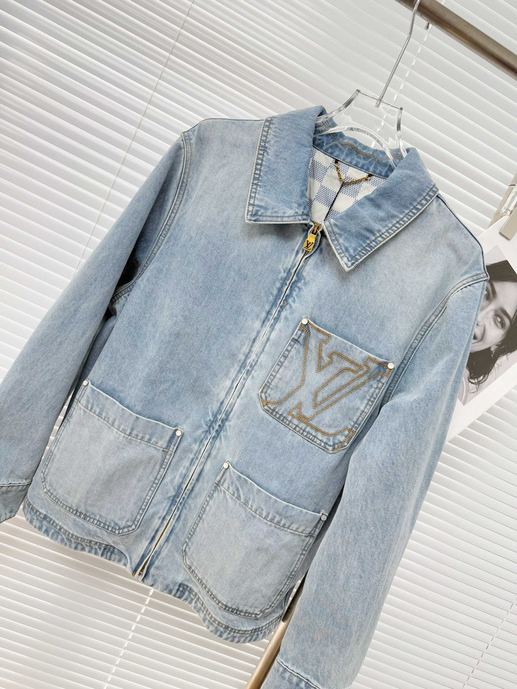 LV Men's Denim Shirt Jacket