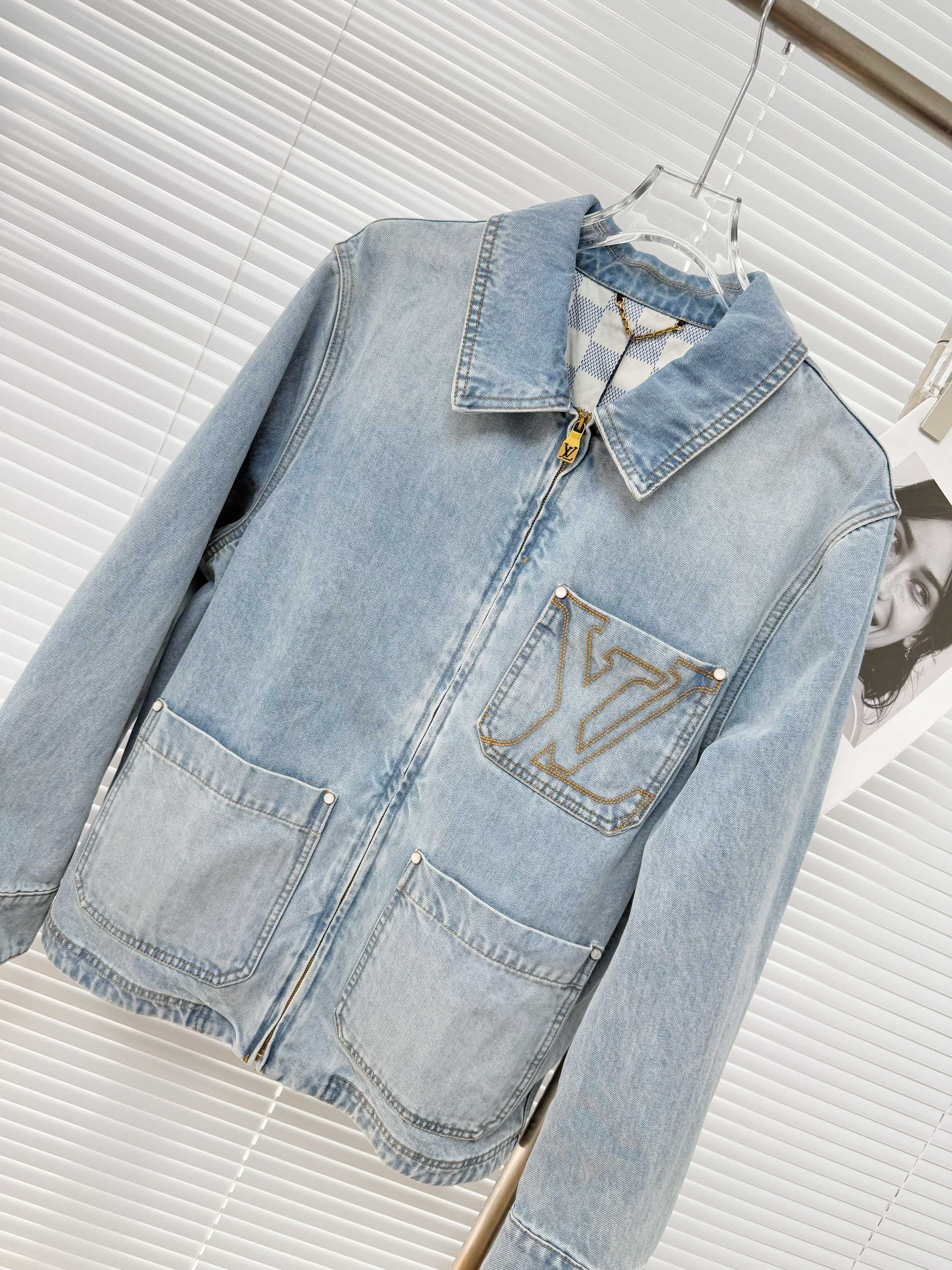 LV Men's Denim Shirt Jacket