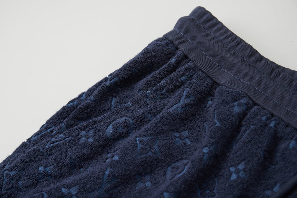 LV Embossed Terry Cloth Shorts