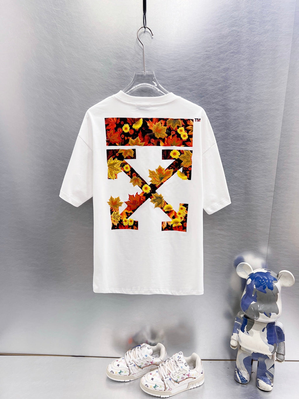 OFF White Embroidery T-Shirt