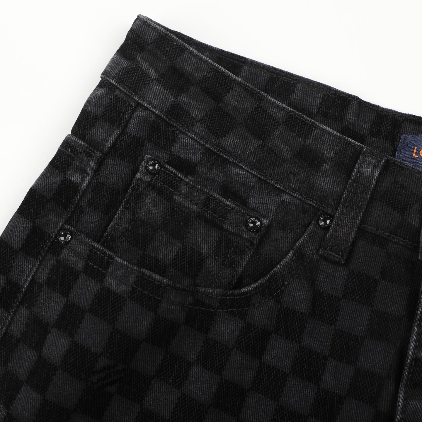 LV BLACK DENIM JEANS