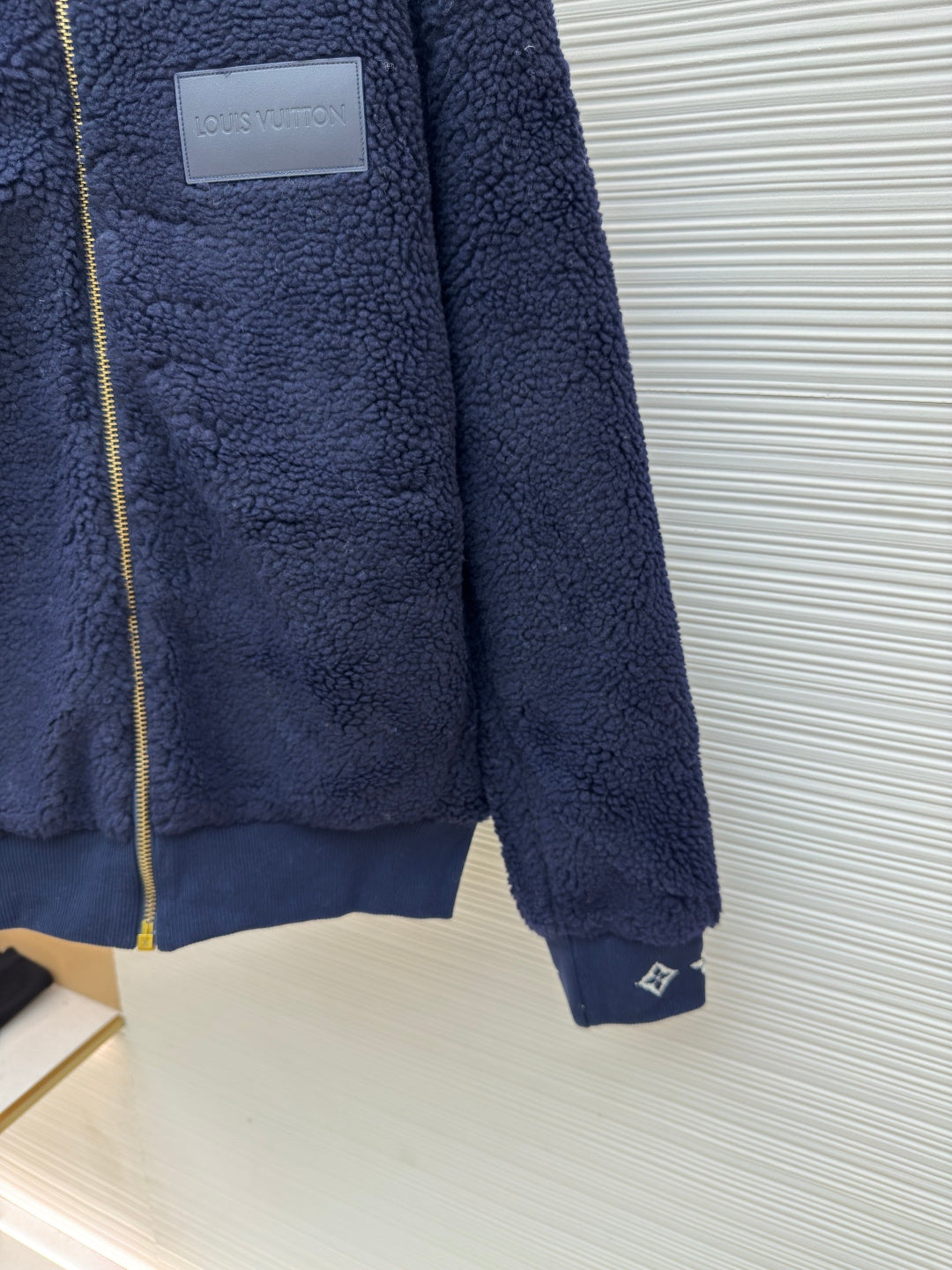 LV Teddy Wool Waist-Clinching Jacket