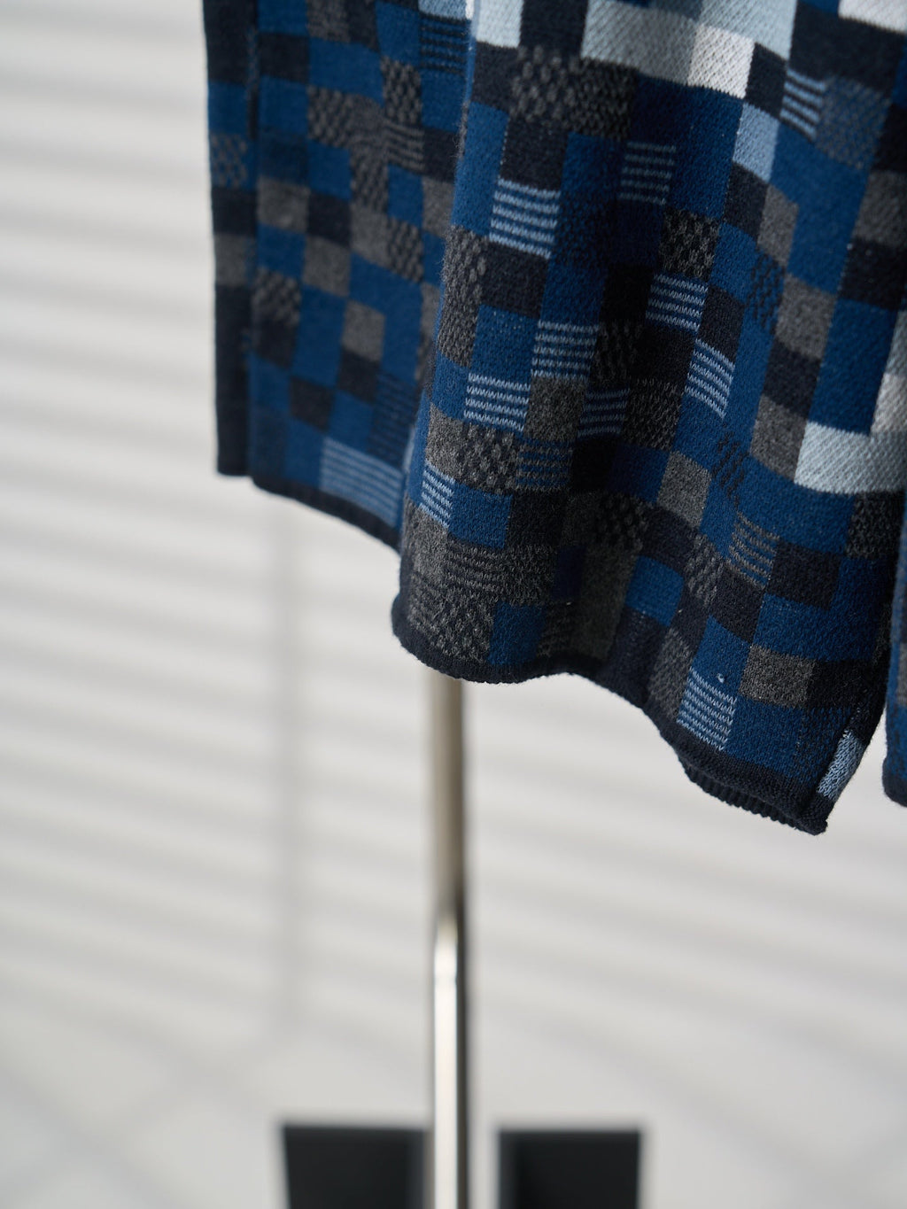 LV Embroidery Leather Camo Jacquard Knit Shorts