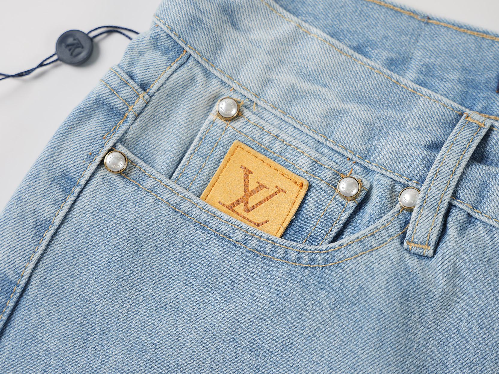 LV Denim Shorts