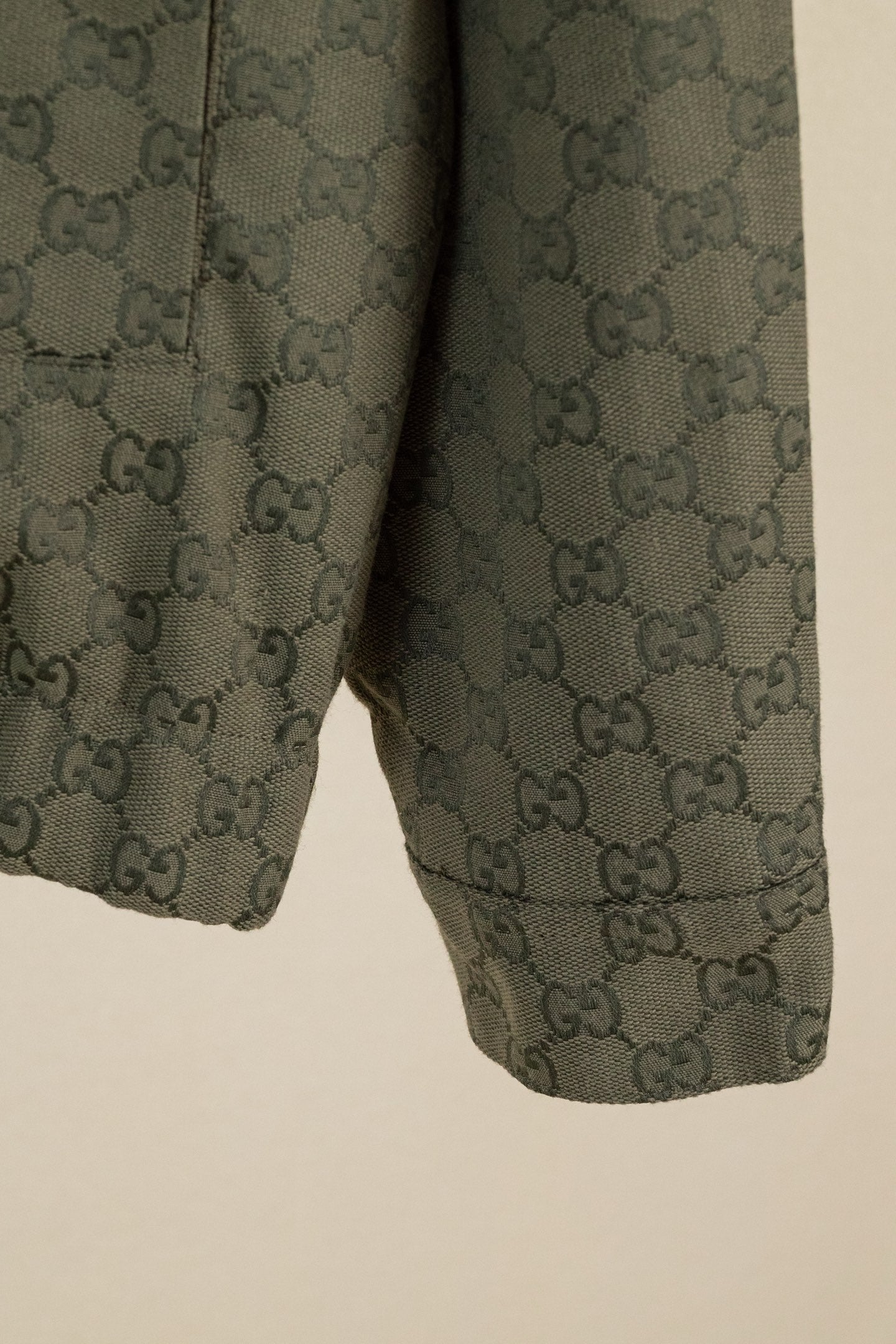 GG all-over jacquard stand collar jacket