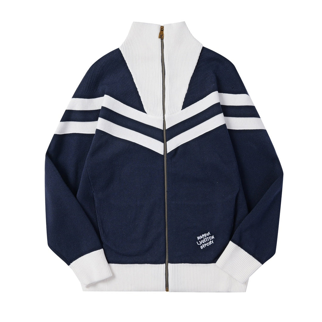 LV Zipper Knitted Sweater