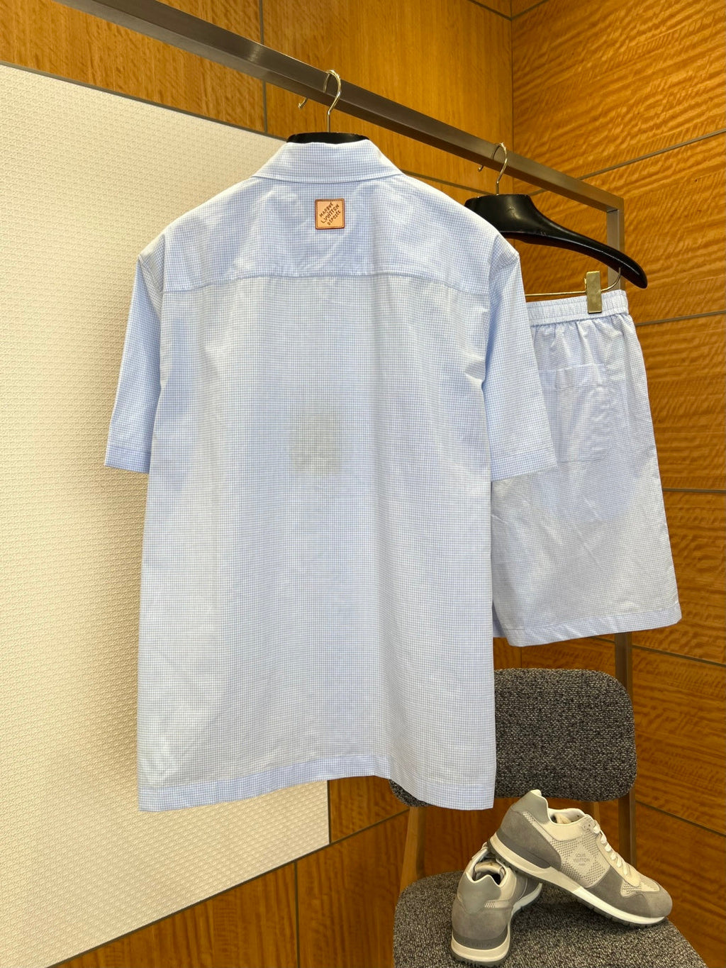 LV Casual Classic Embroidered Shirt & Pants Set
