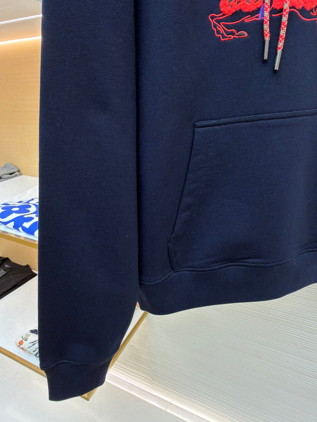 Burberry Fleece Embroidered Hoodie