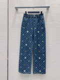 LV Denim Pants - women's