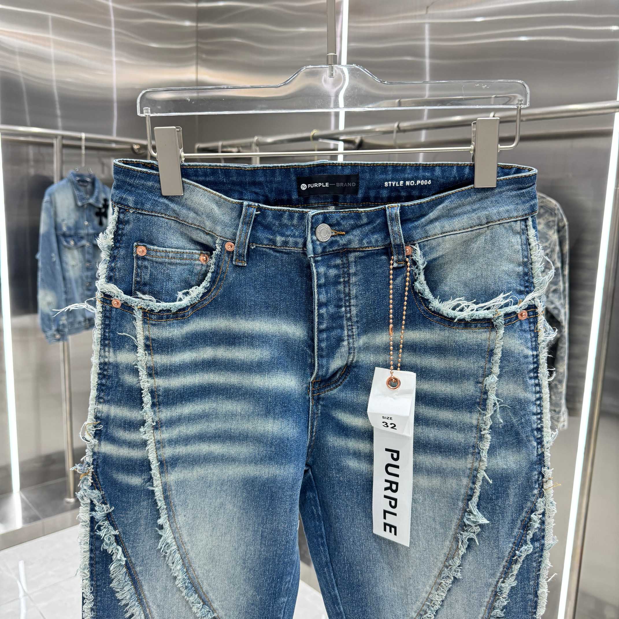 Purple Label Washed Denim Jeans