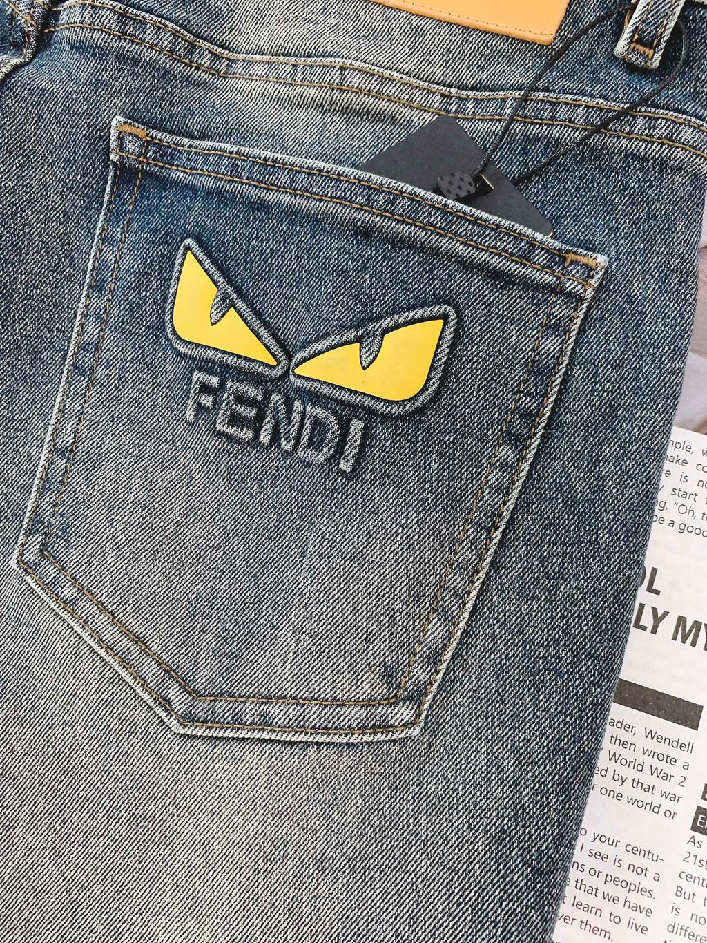 Fendi Fitted Jeans