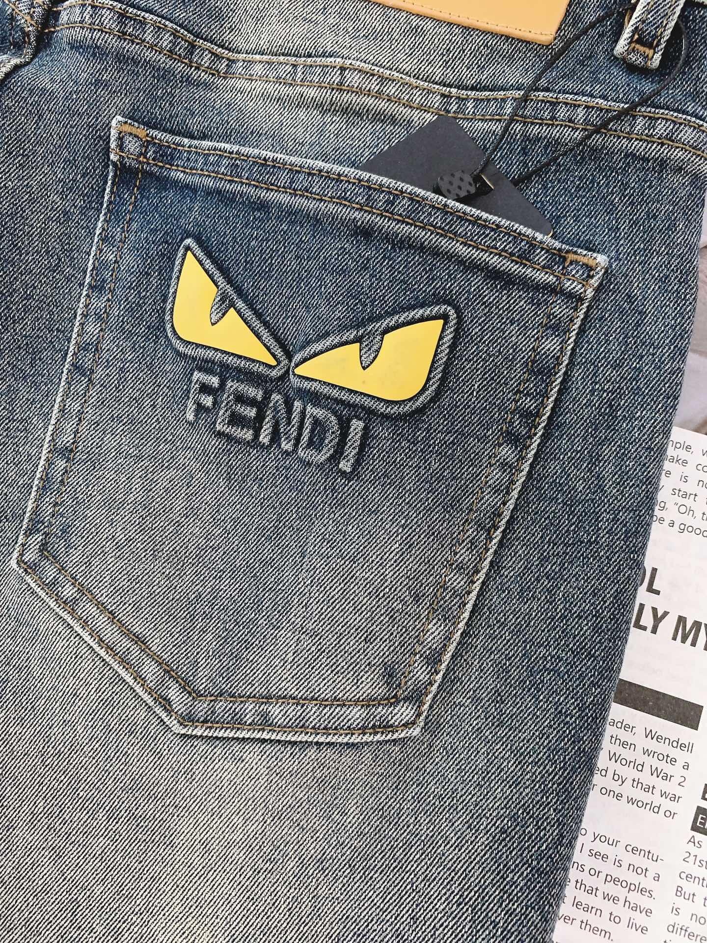 Fendi Fitted Jeans