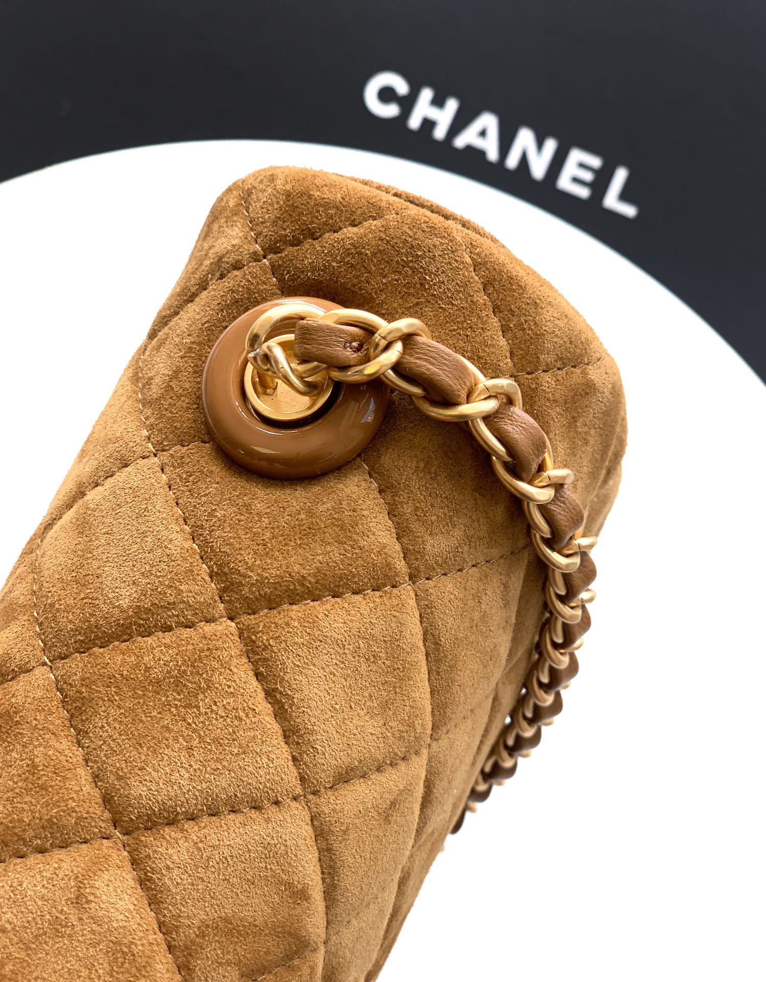 Chanel Royal Blue Suede Bad