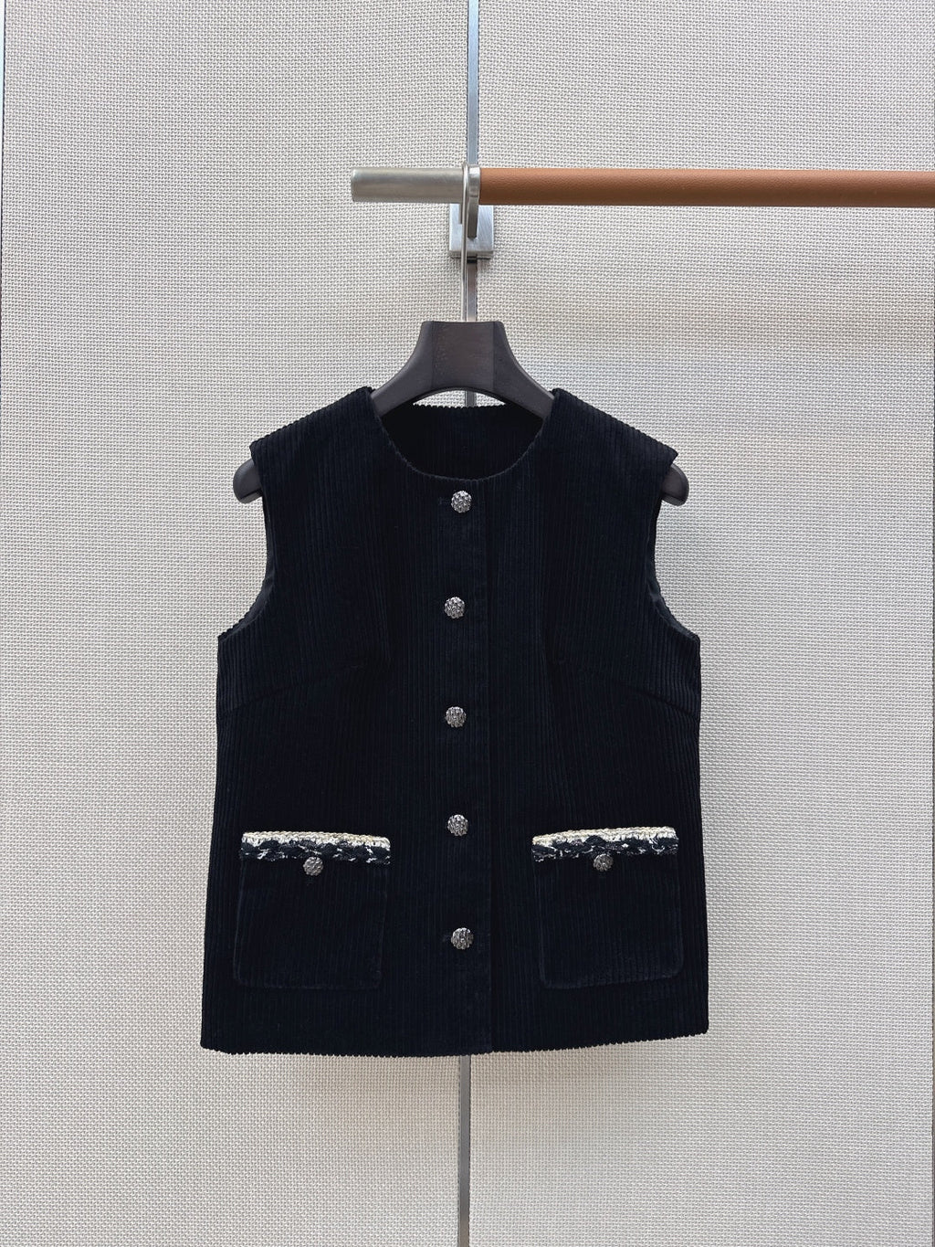 Chanel Corduroy vest women's