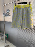LV Burnout Patchwork Shorts