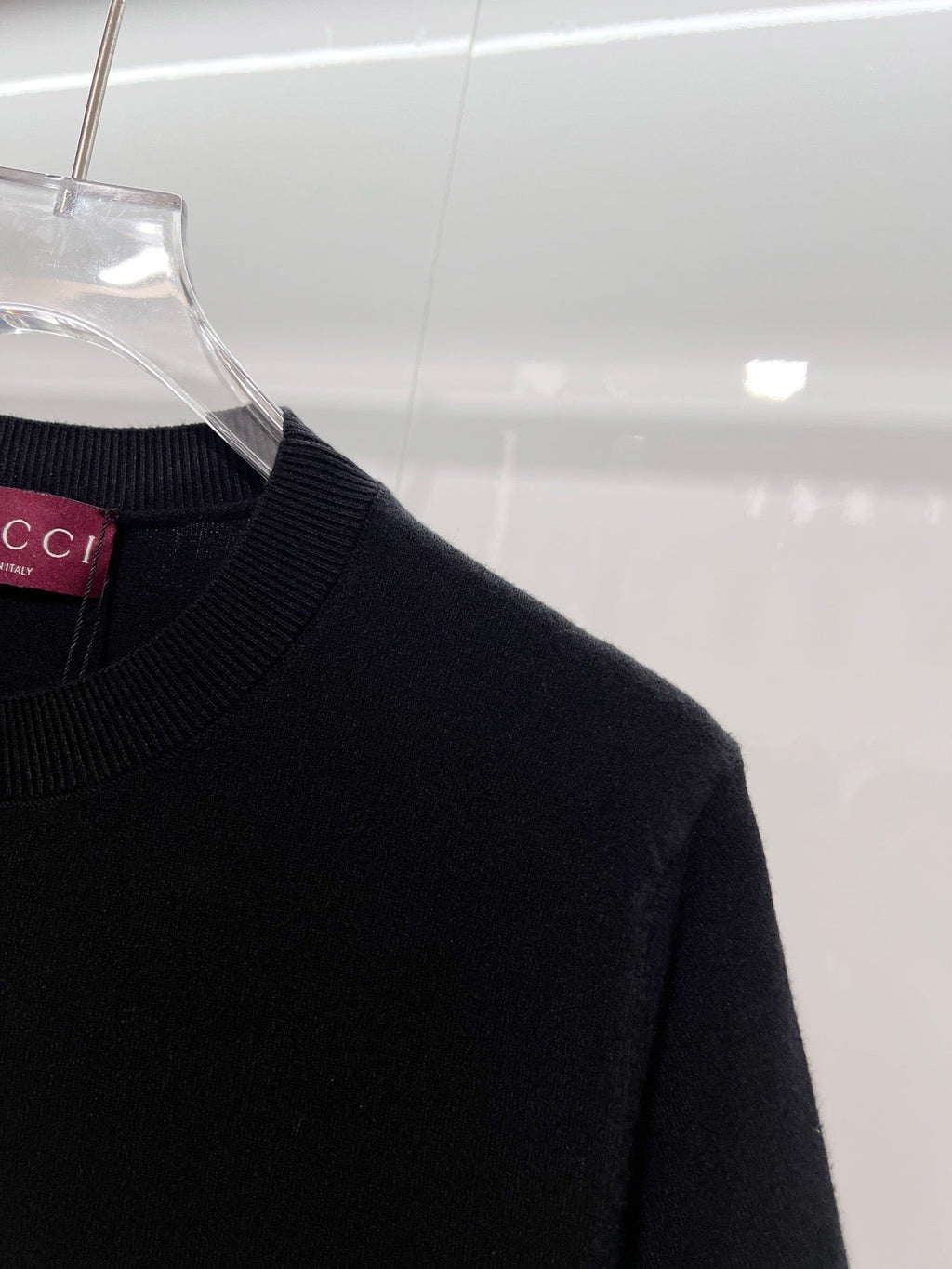 Gucci Cotton knit Crew Neck T-Shirt