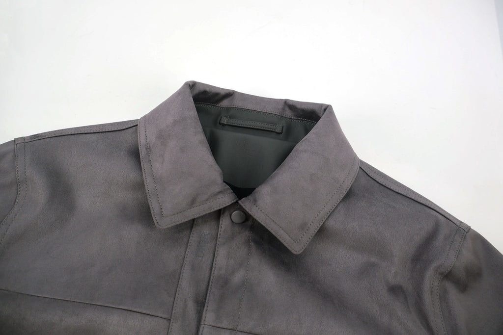 Dior Webbing Suede Jacket (Grey)