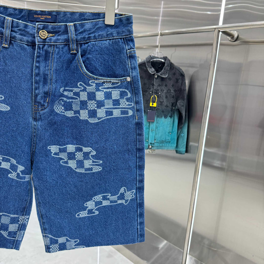 LV Denim Shorts