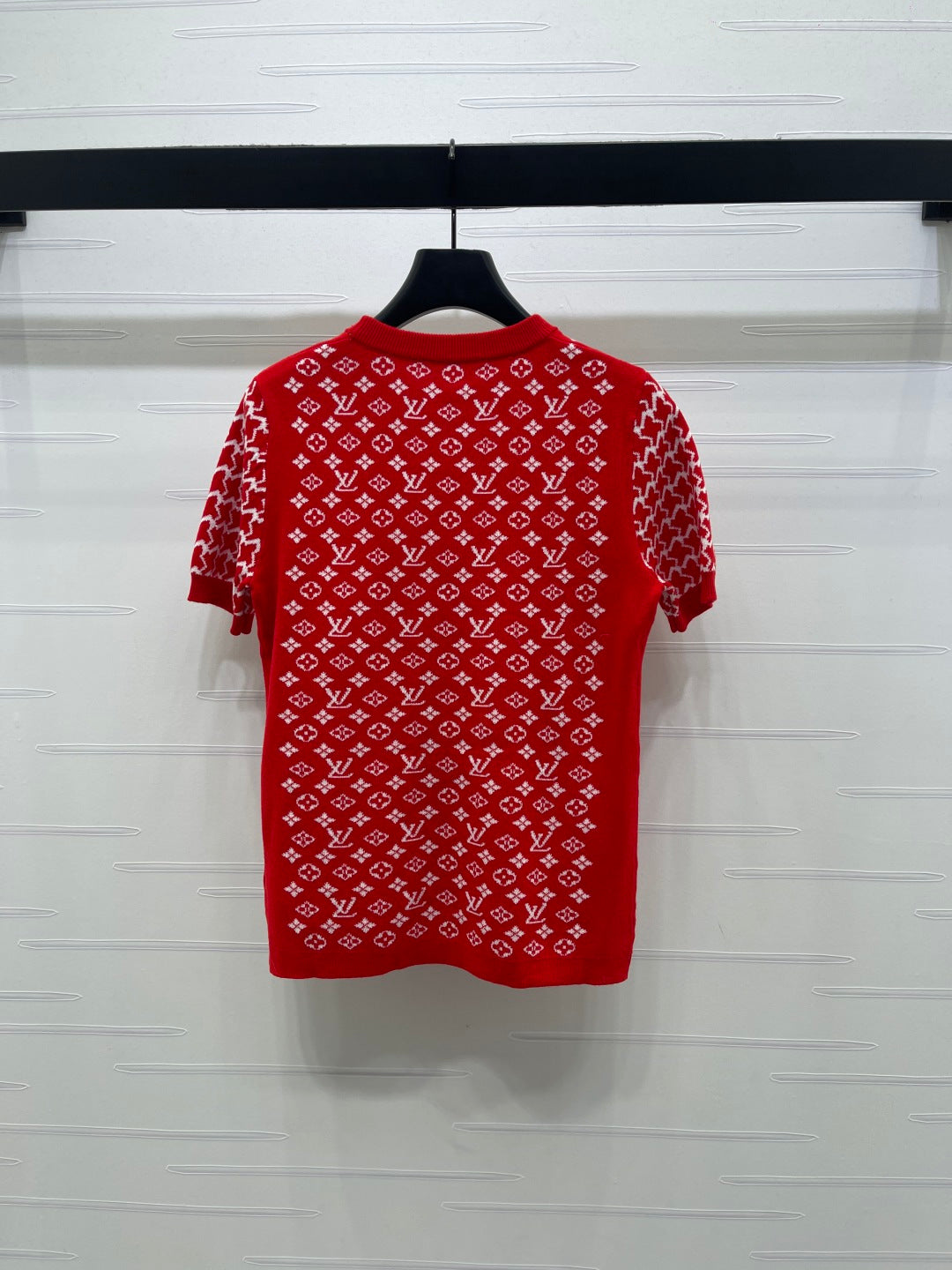 LV Jacquard Crew Neck Shirt
