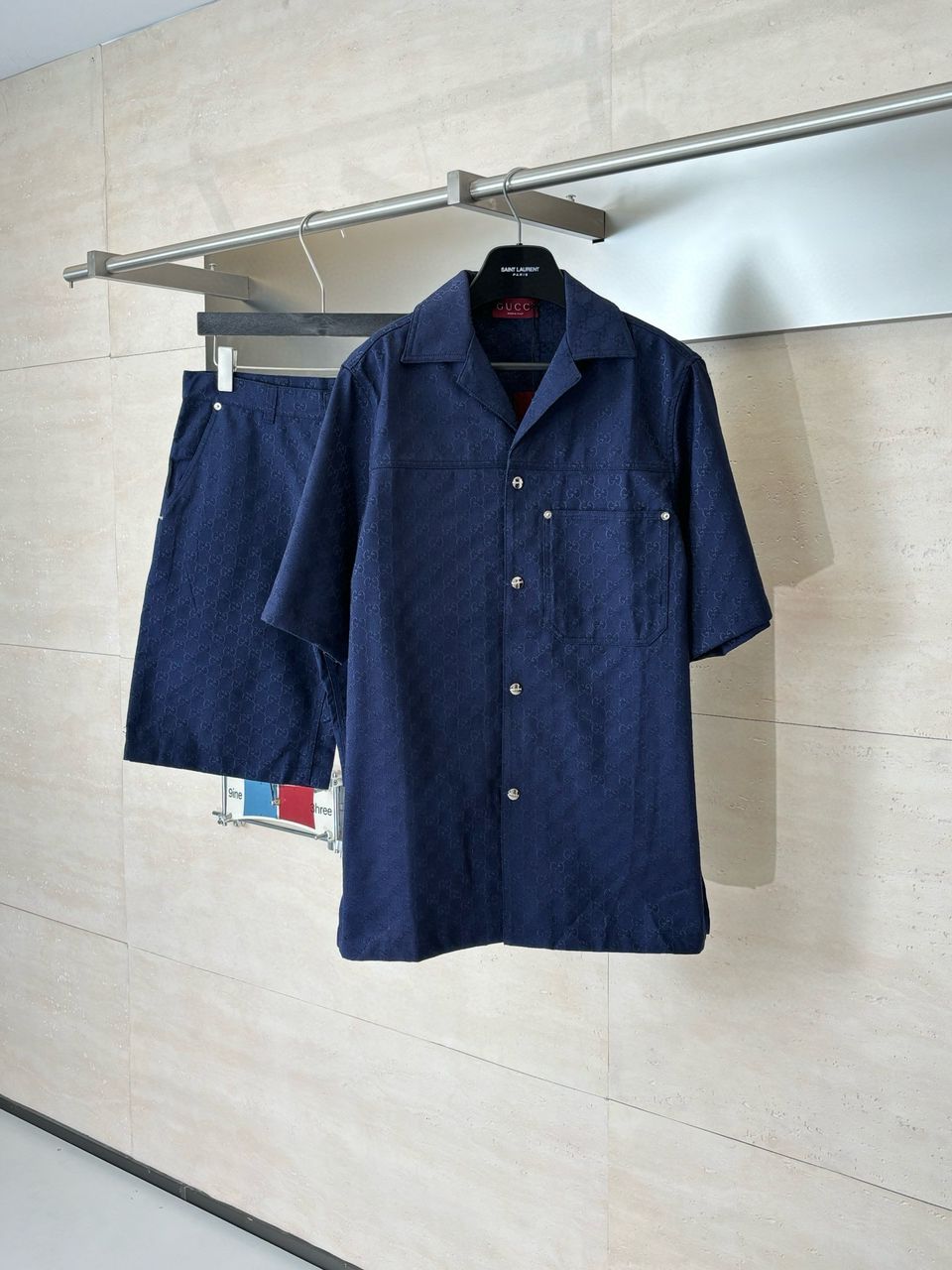 GG Double G All-over Jacquard Suit Short-Sleeve Set