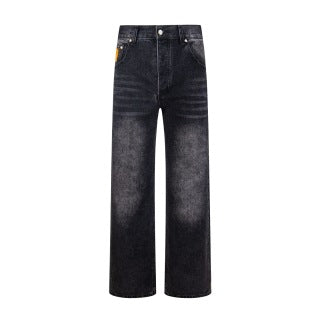 LV Embroidered Work  Jeans