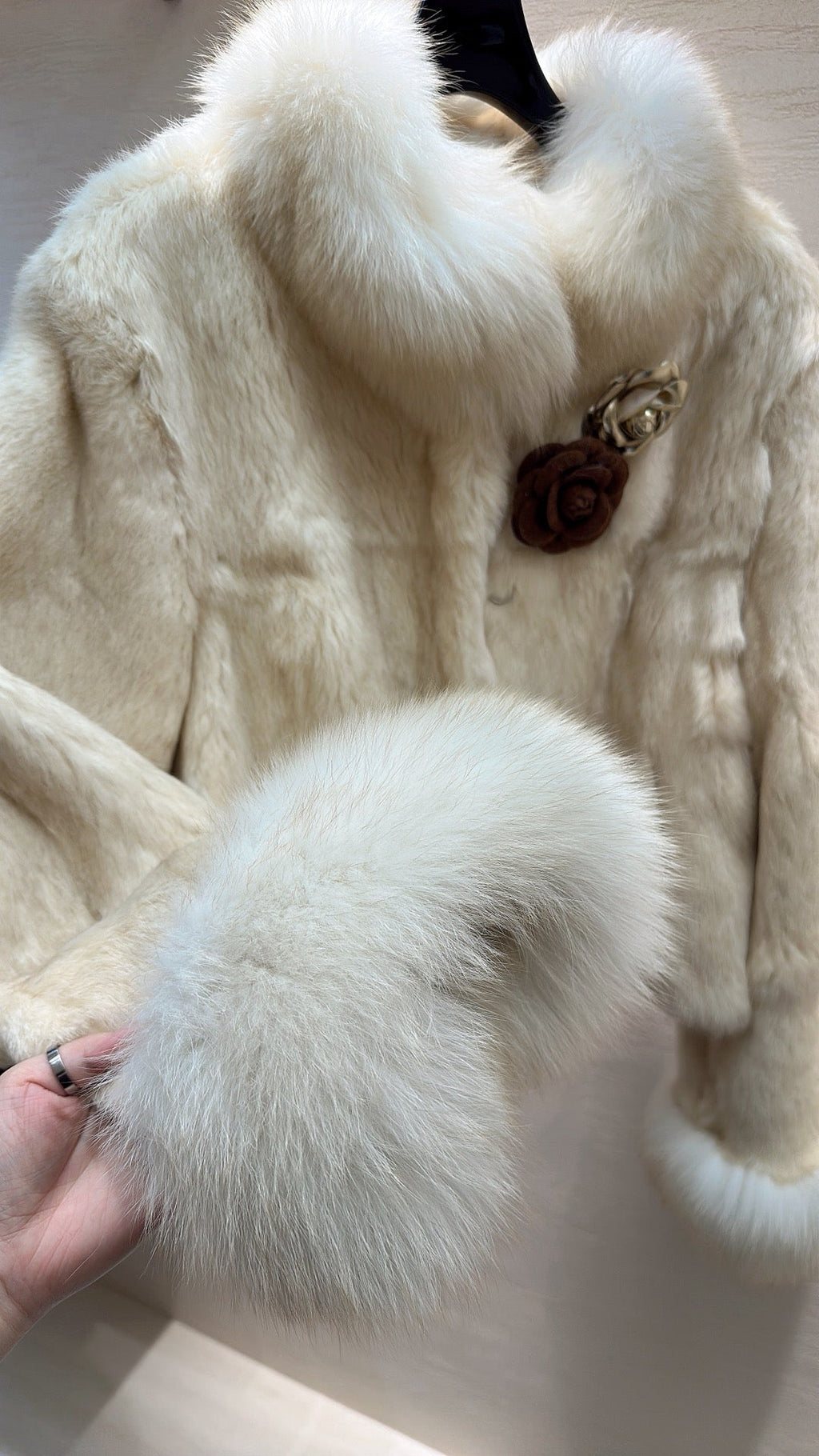 Chanel Rabbit Fur Coat
