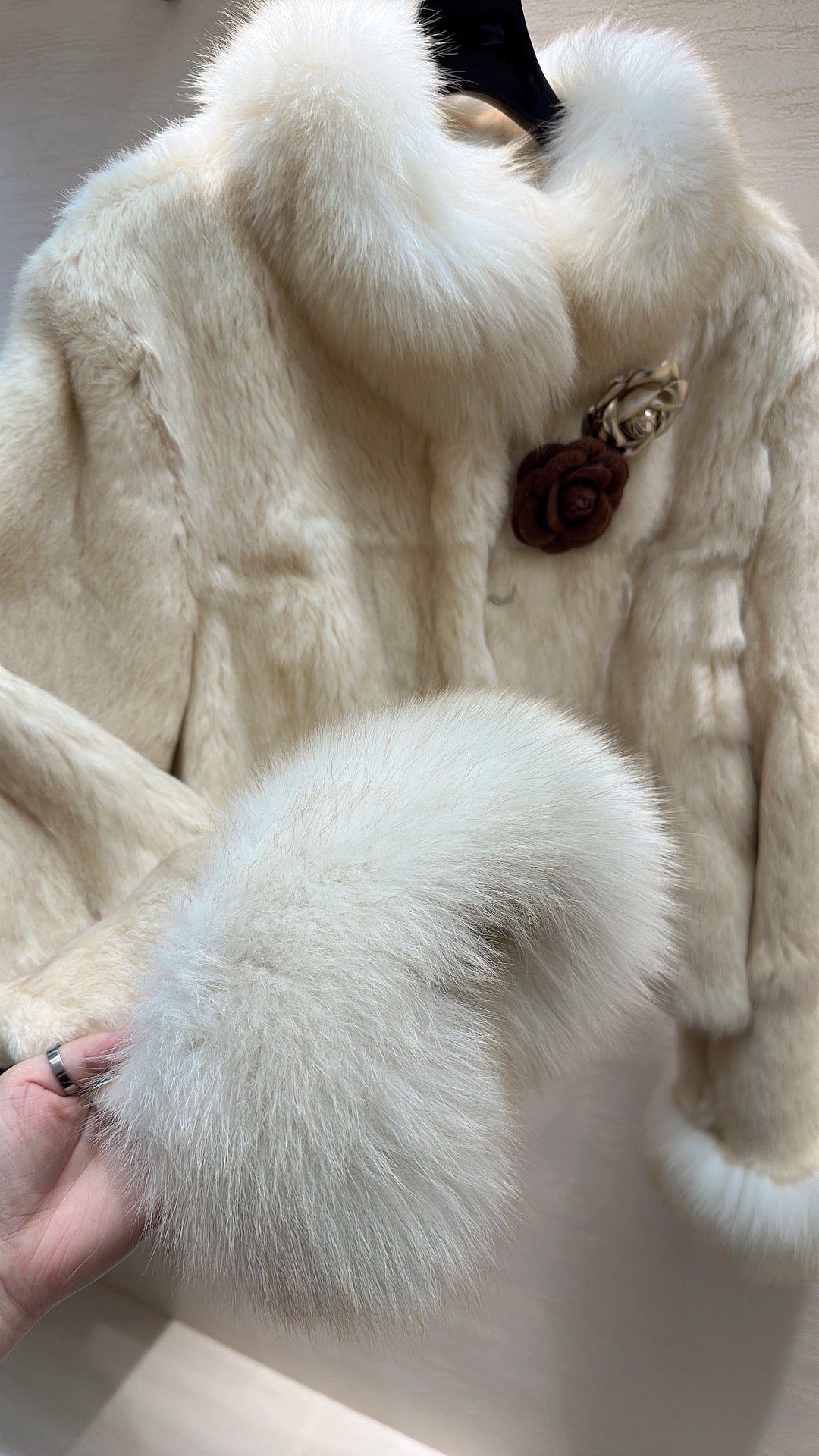 Chanel Rabbit Fur Coat