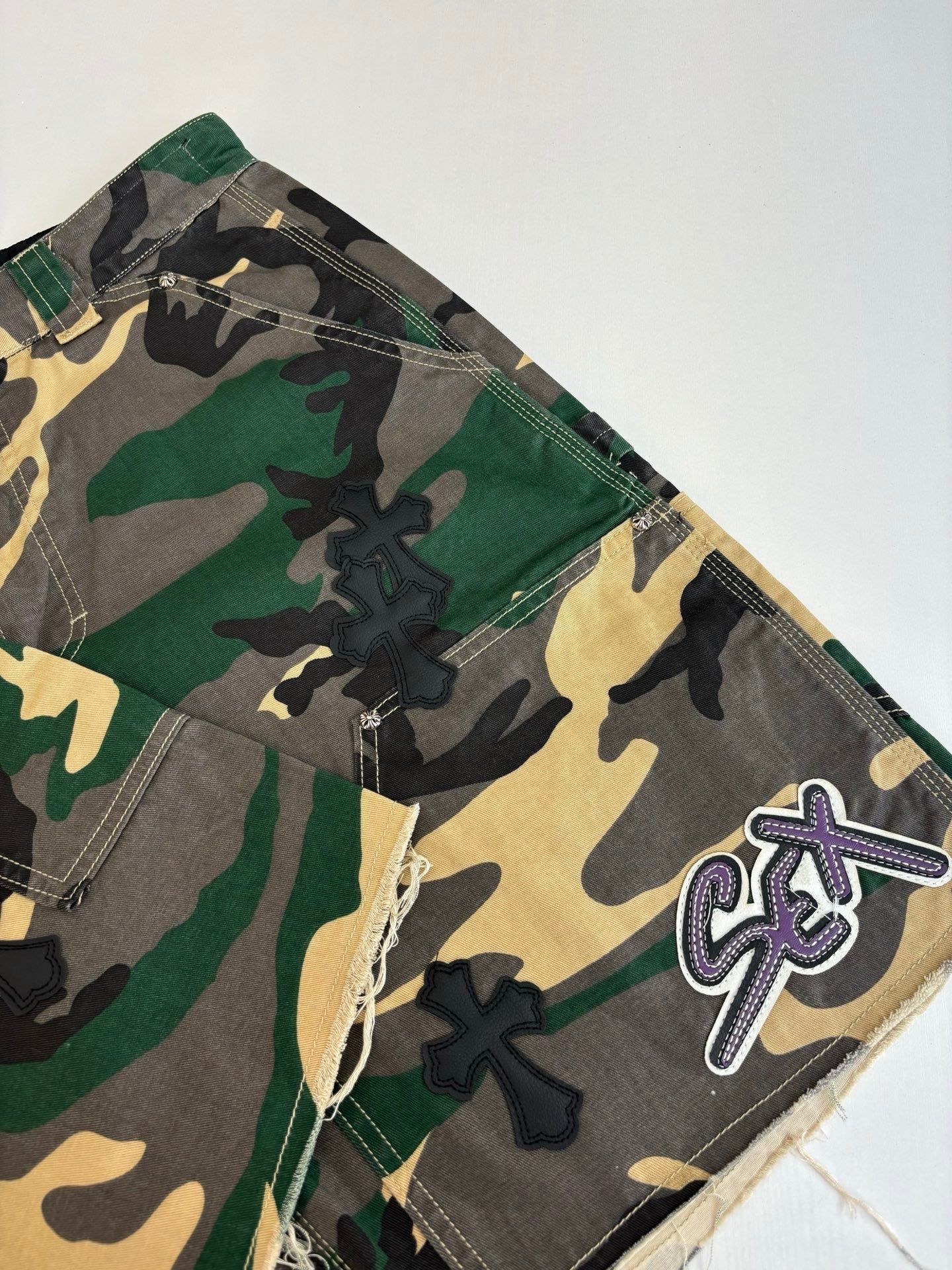 Chrome Heart Camo Shorts
