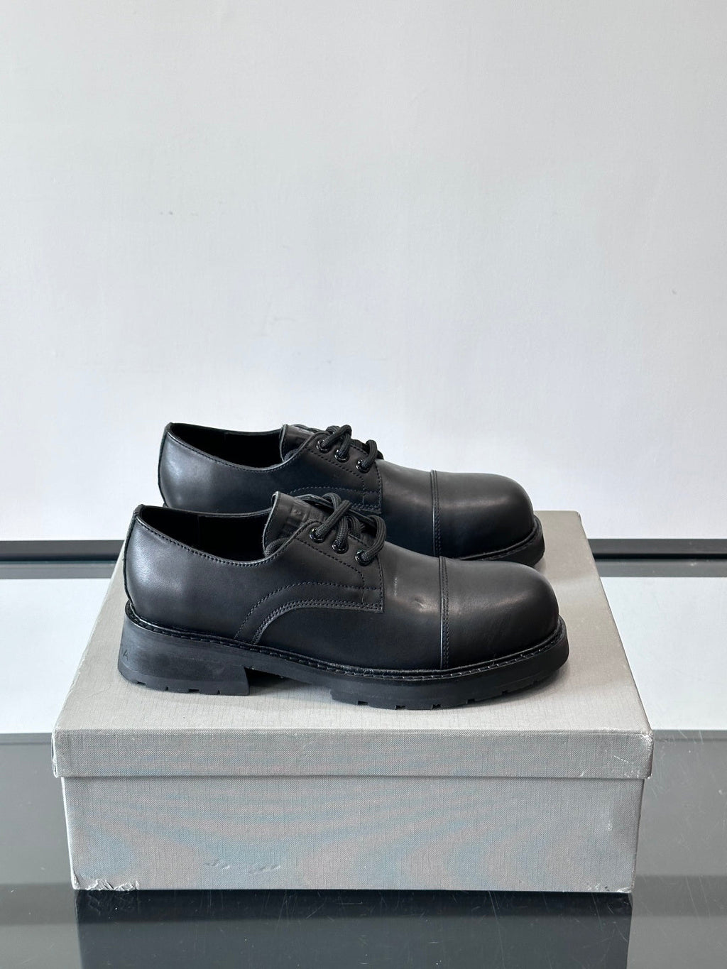 Balenciaga Geniune Leather Derby Shoes