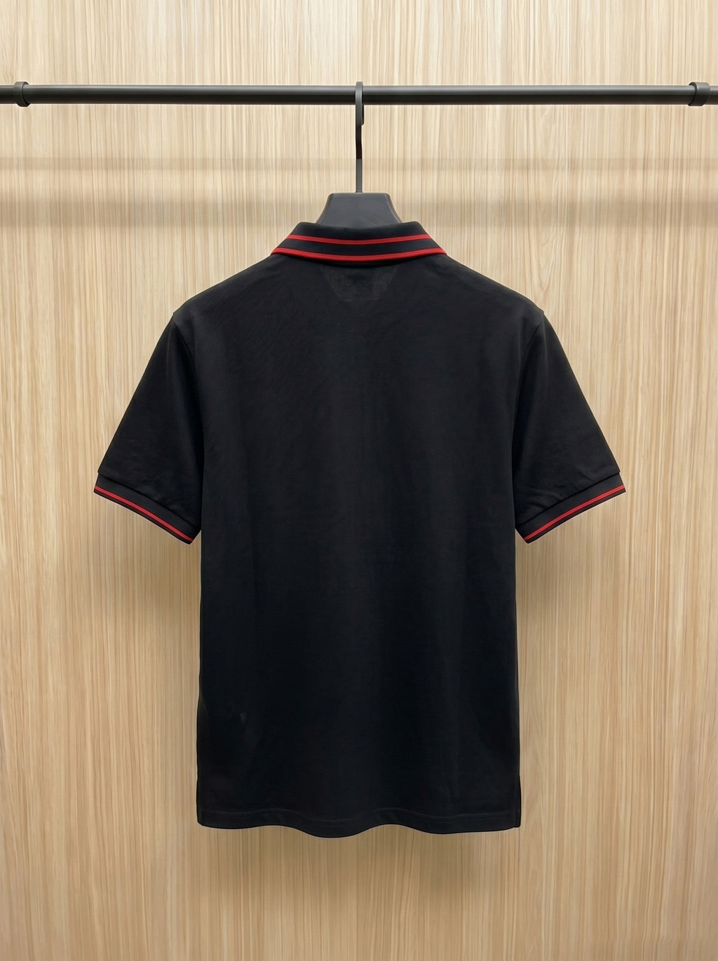 Gucci Embroidered Collar Polo Shirt