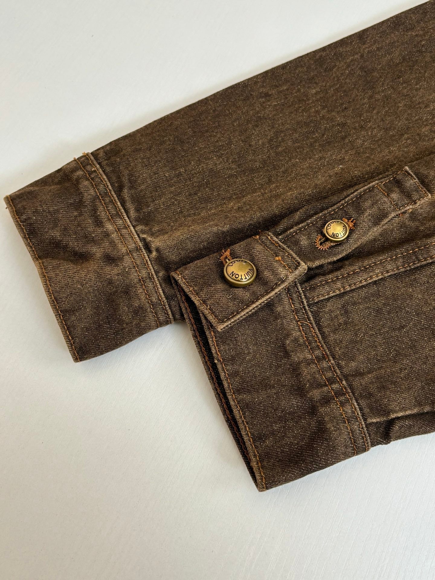LV Coffee Denim Jacket