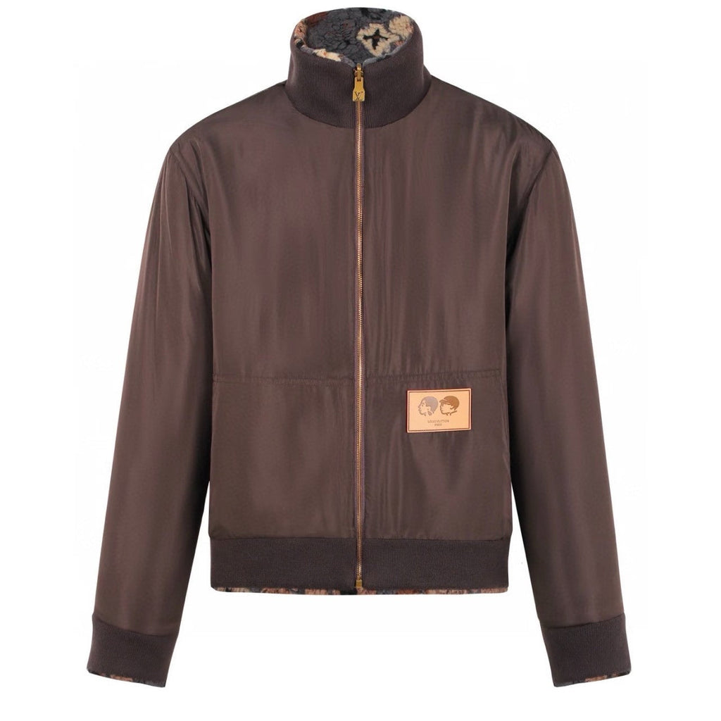 LV Runway Baseball Jacket Reversible