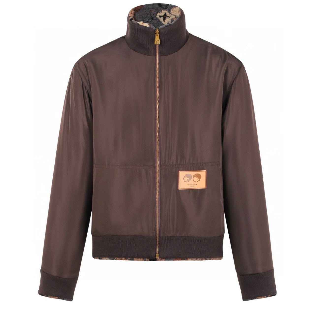 LV Runway Baseball Jacket Reversible