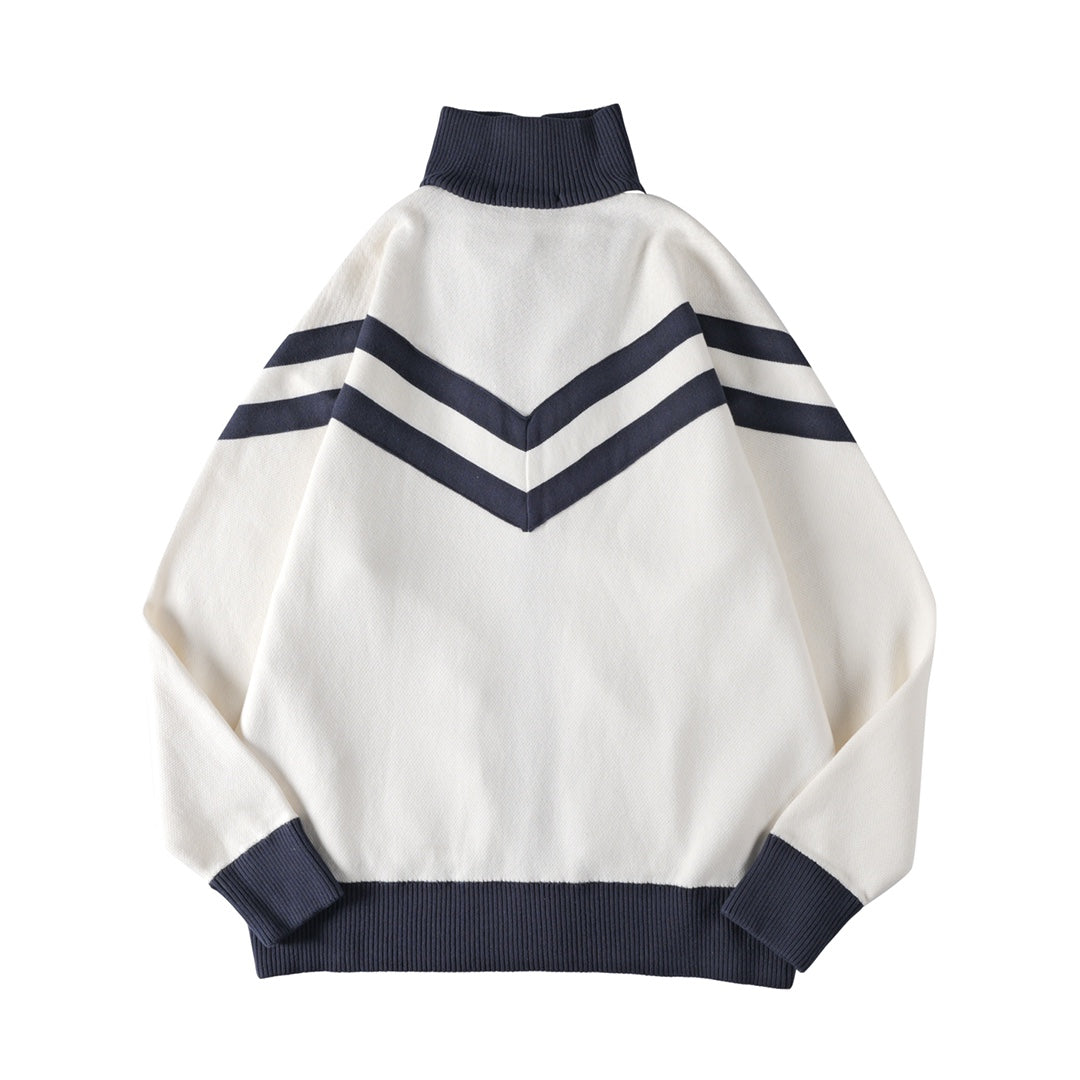 LV Zipper Knitted Sweater