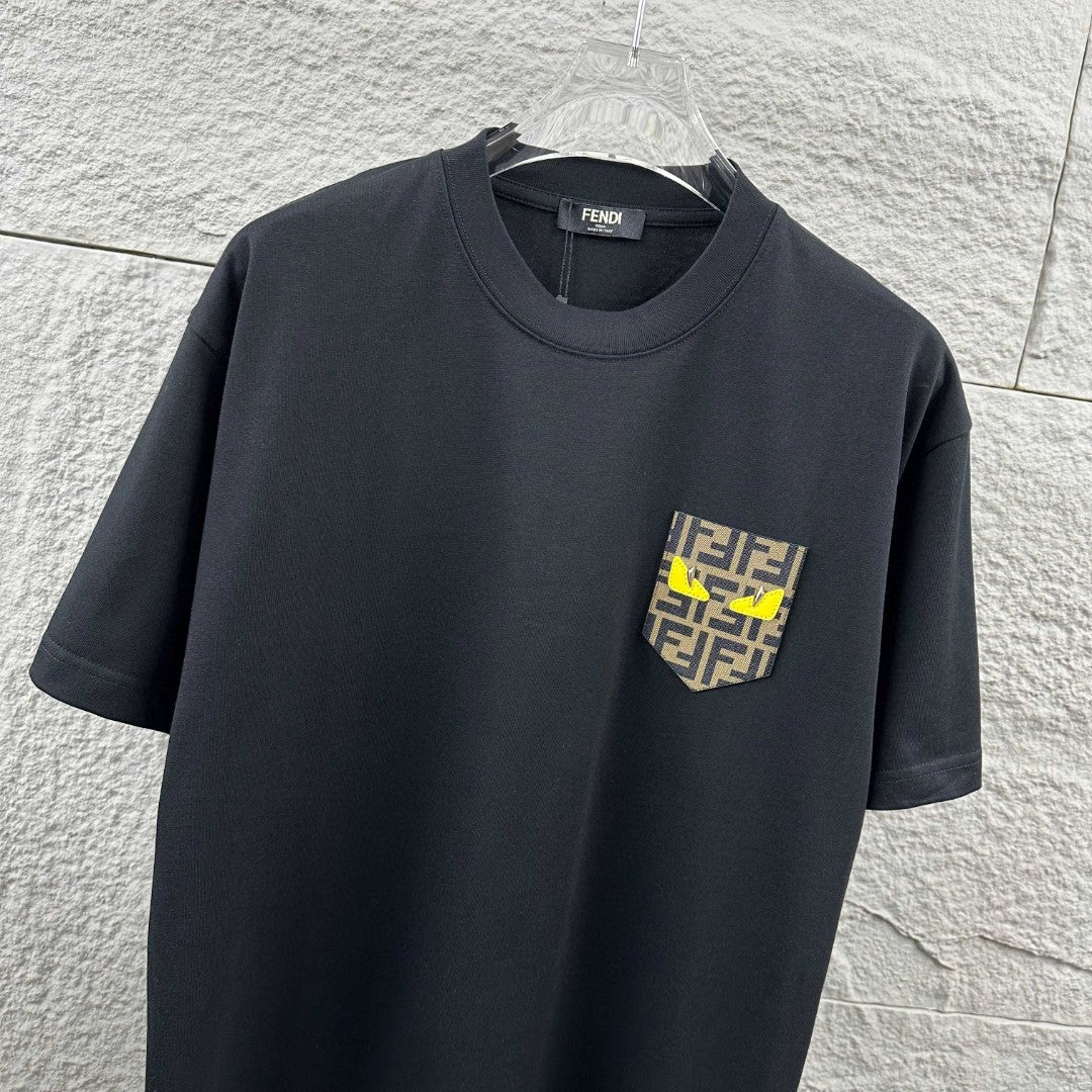 Fendi 3D Embroidered T-Shirt