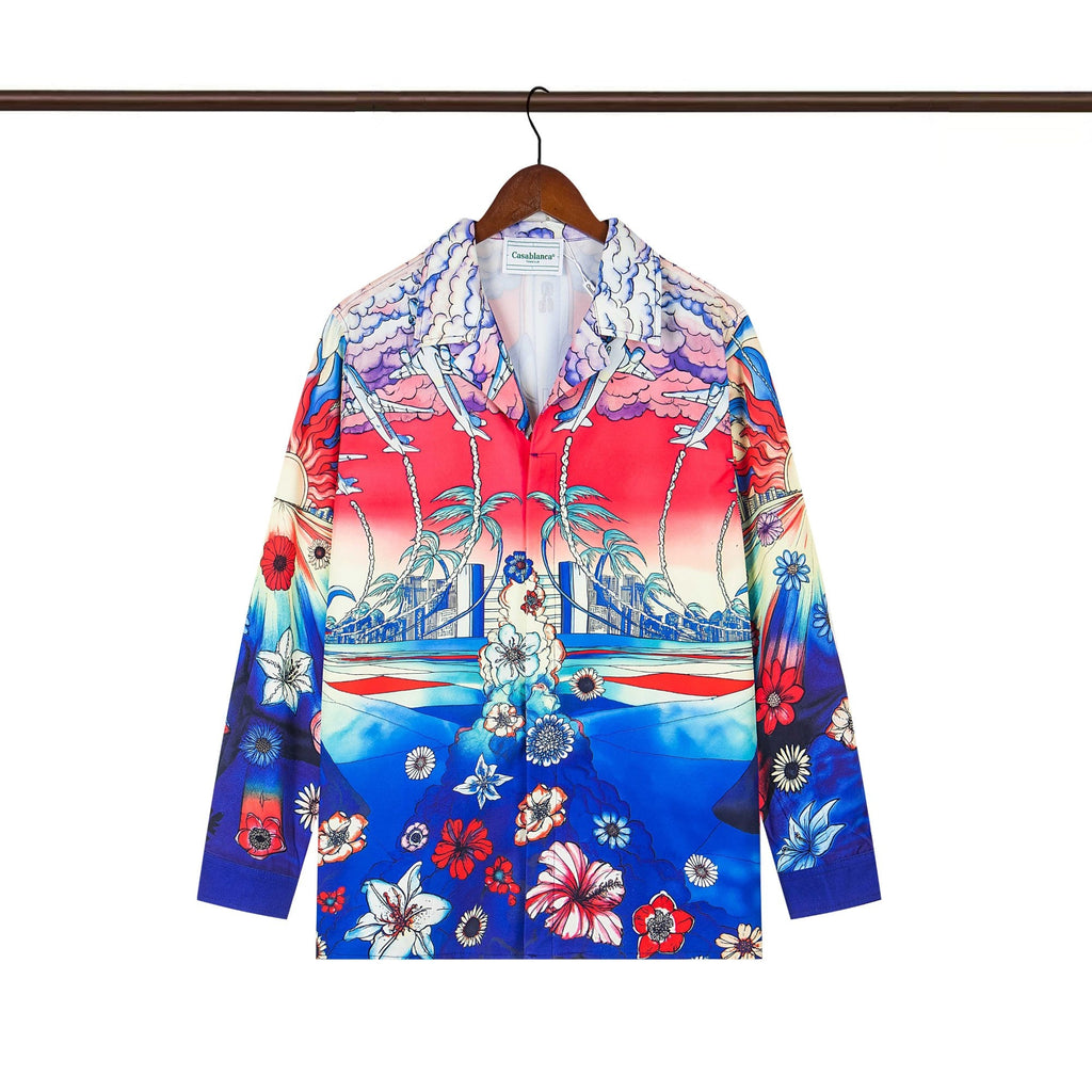Casablanca Beachwear Long-Sleeve Shirt