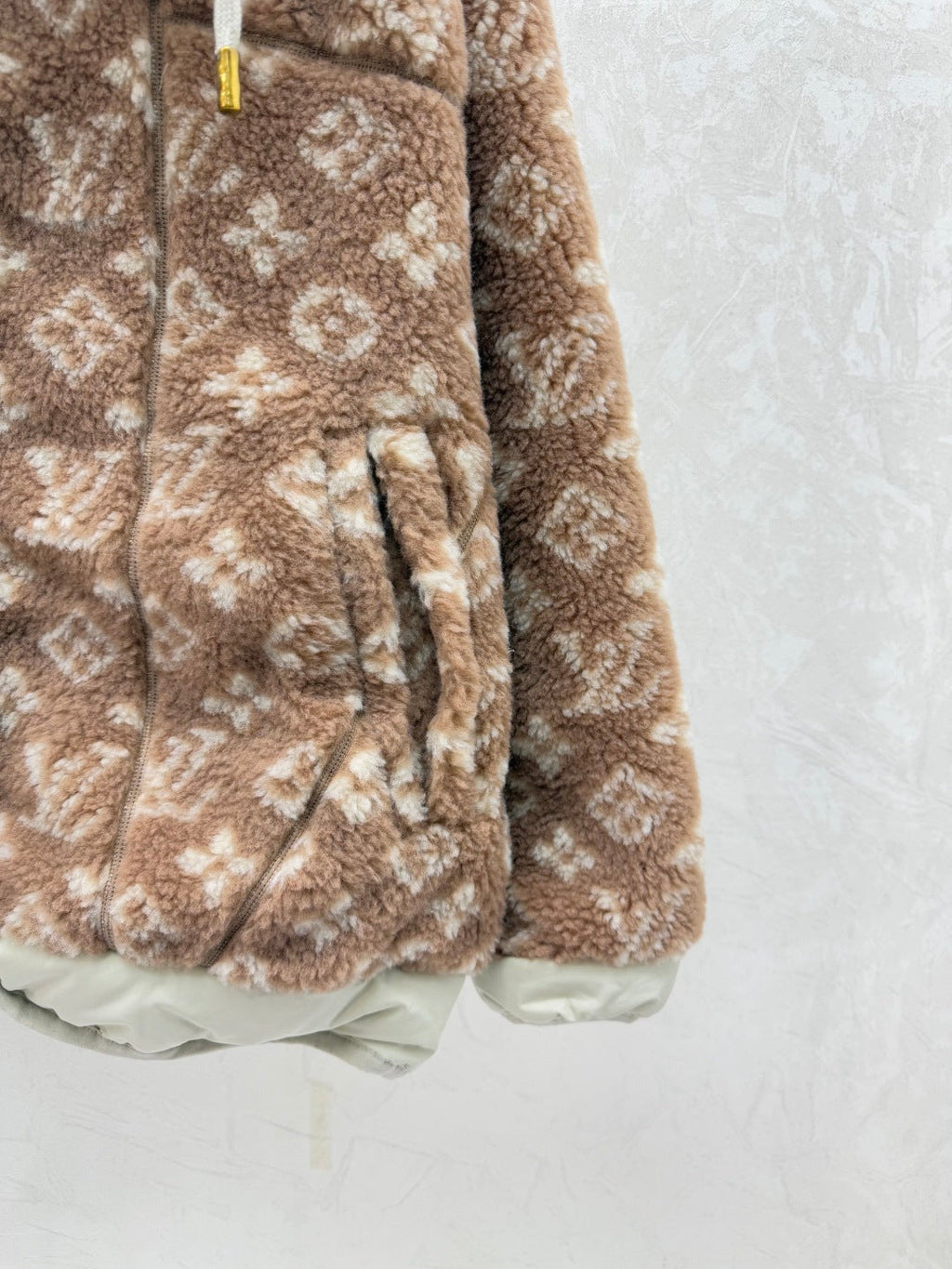 Women's LV Monogram Hooded Cardigan