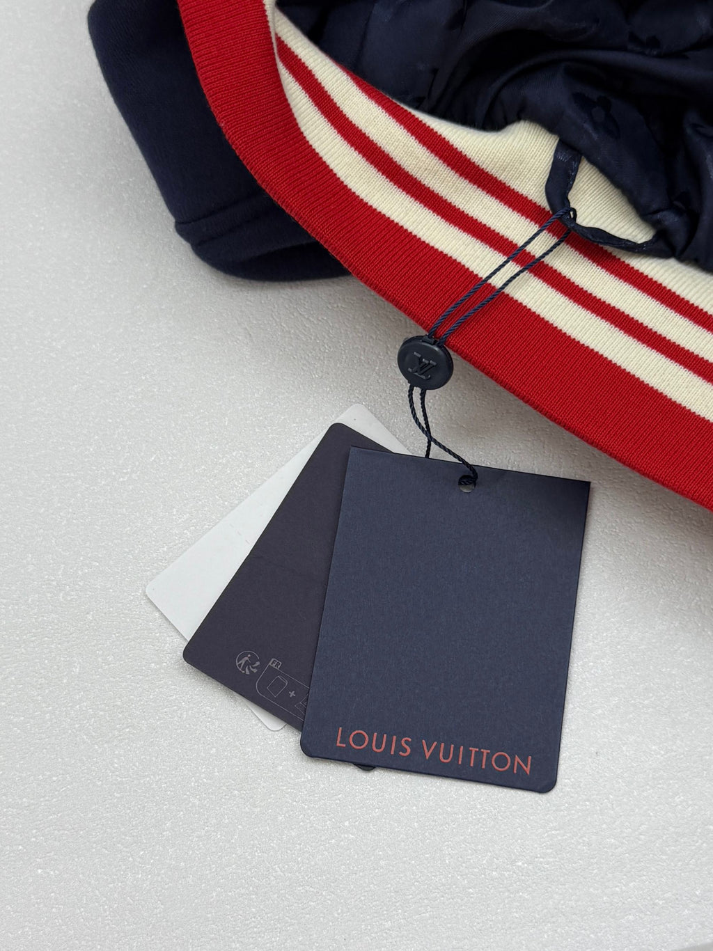 LV Embroidered Baseball Jacket