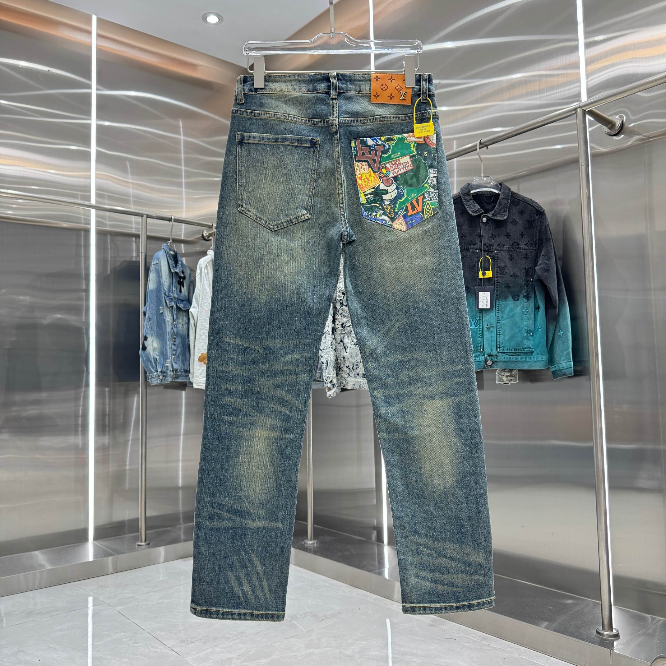 LV Straight-Leg Jeans