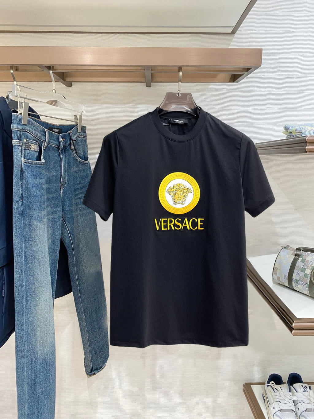 Versace Embroidered T-Shirt