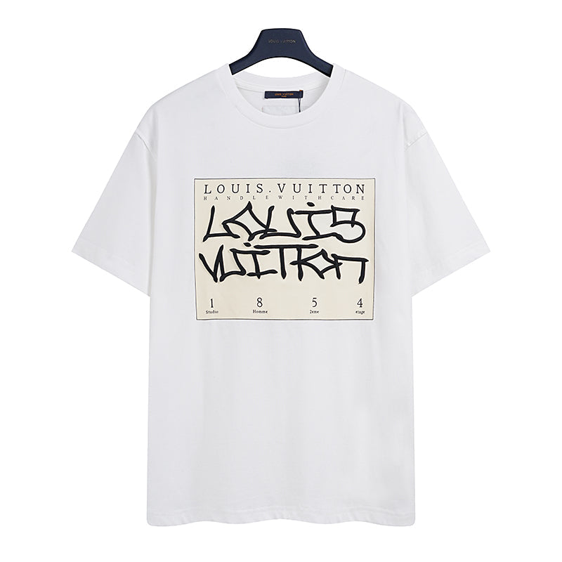 LV Embossed Embroidery Short-Sleeve T-Shirt