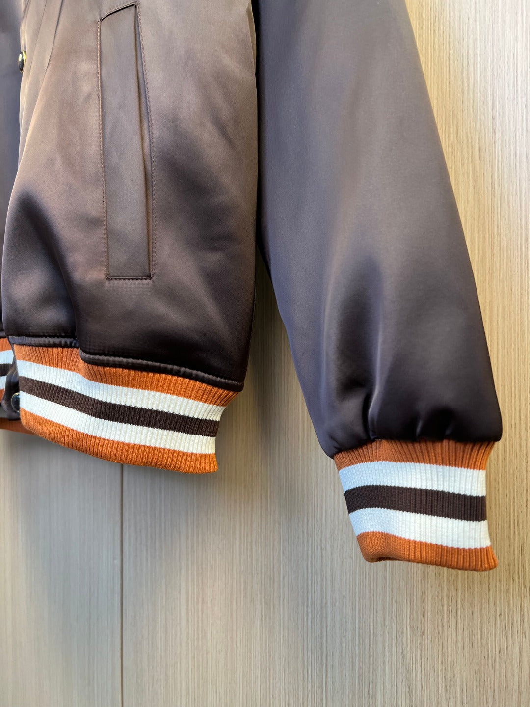 LV Rhinestone Letter Embriodery Bomber Jacke