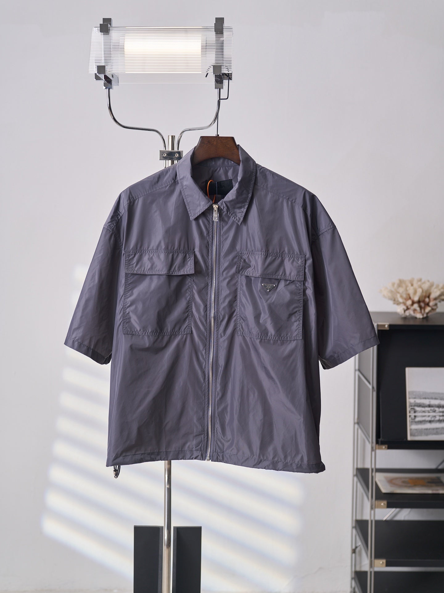 Prada Nylon Short Sleeve Shirt