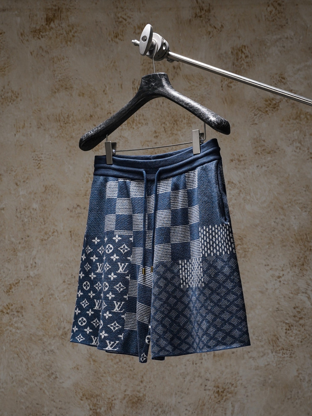 LV × Nigo Patchwork Shorts
