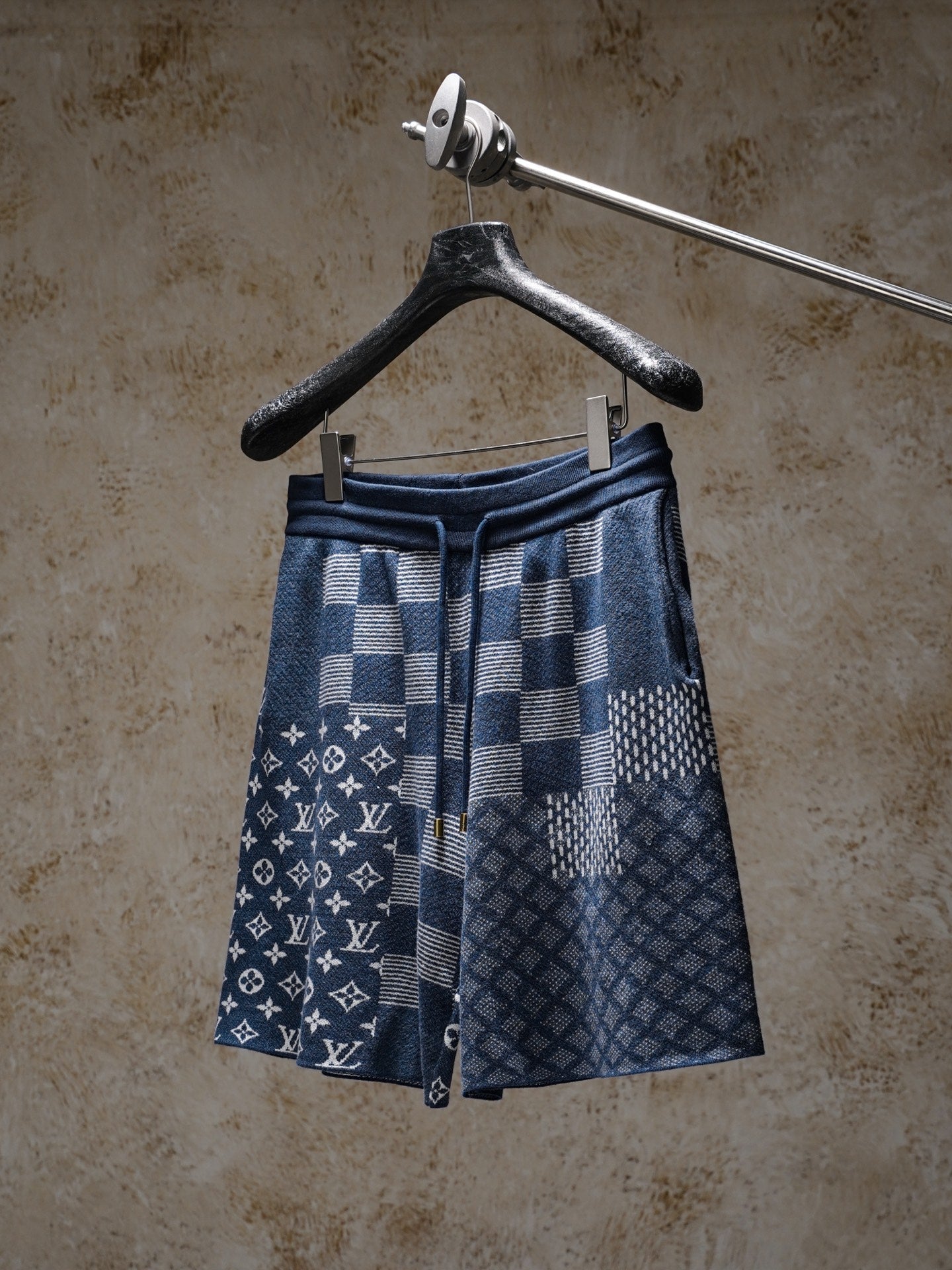 LV × Nigo Patchwork Shorts